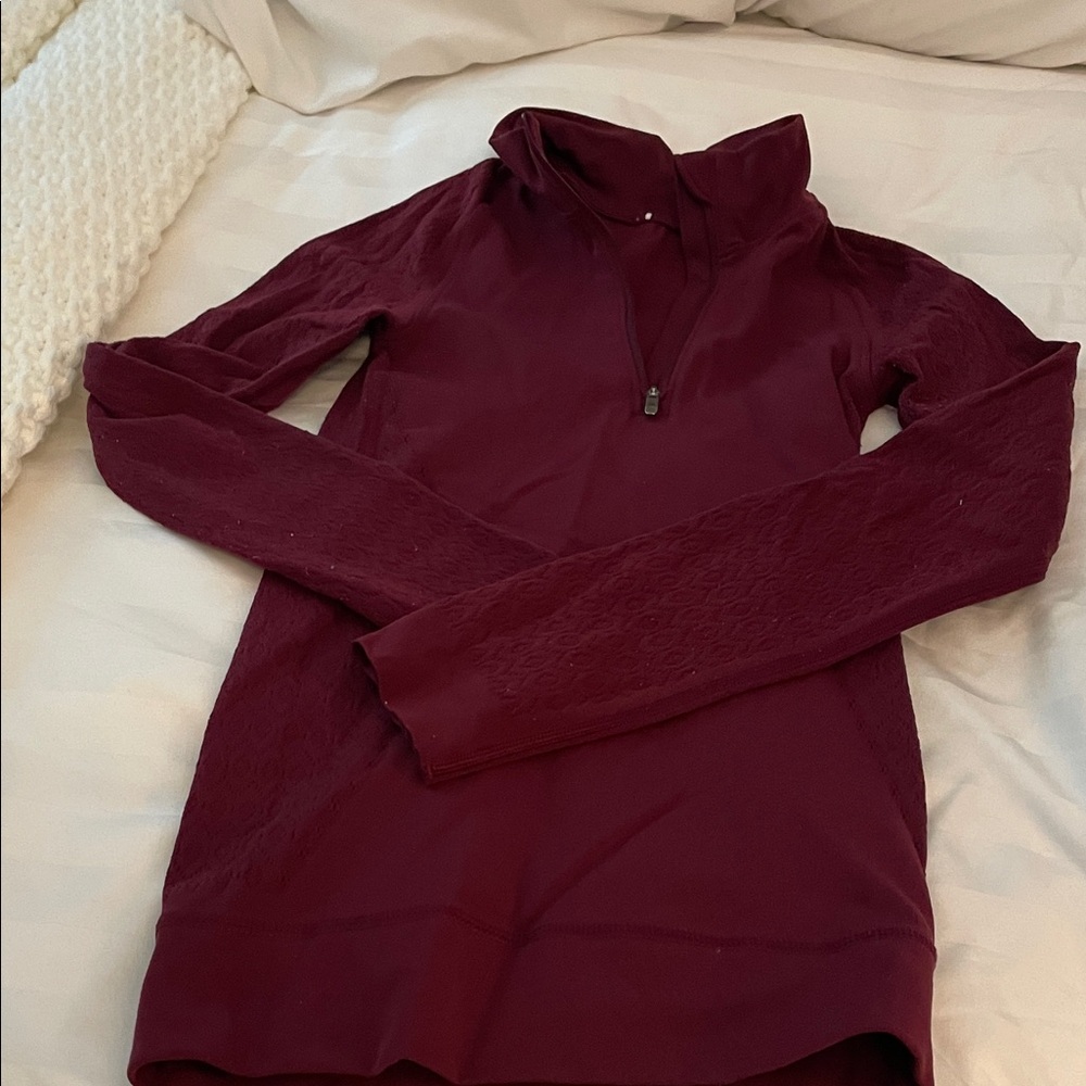 lululemon athletica Burgundy Sweatshirt